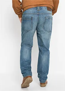 Jeans regular fit in denim robusto, straight, bonprix