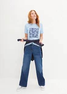 T-shirt con stampa floreale, bonprix