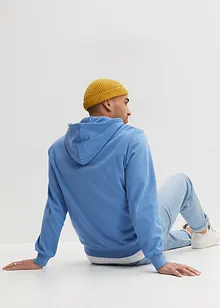 Felpa con zip e cappuccio, bonprix