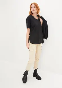 T-shirt larga in cotone biologico, bonprix