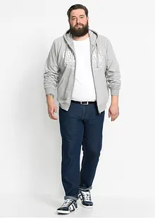 Jeans regular fit in denim robusto, straight, bonprix
