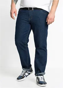 Jeans regular fit in denim robusto, straight, bonprix