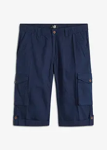 Bermuda cargo lunghi in misto lino, regular fit, bonprix