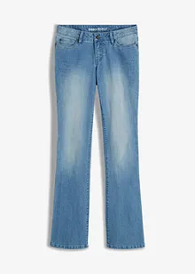 Jeans bootcut elasticizzati, vita media, bonprix