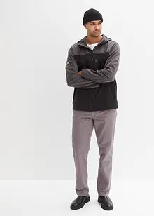 Pantaloni regular fit in twill di puro cotone, straight, bonprix