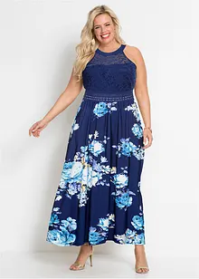 Abito in jersey con corpino di pizzo, bonprix