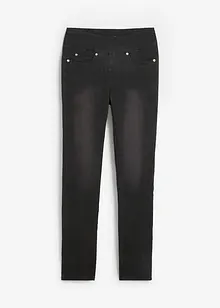 Jeans ultra elasticizzati con cinta comoda straight, vita media, bonprix