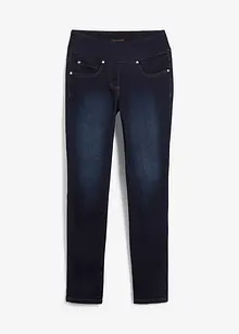 Jeans ultra elasticizzati con cinta comoda straight, vita media, bonprix