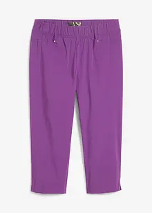 Pantaloni capri elasticizzati con elastico in vita, bonprix