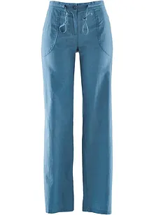 Pantaloni a palazzo in misto lino, bonprix