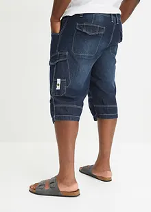 Bermuda cargo lunghi in jeans leggeri, relaxed fit, bonprix