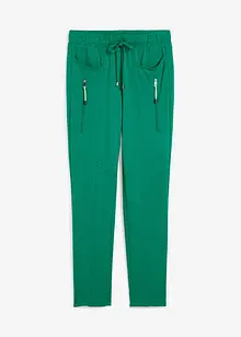Pantaloni comodi con elastico in vita in punto di Roma, bonprix