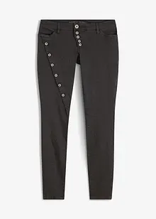 Pantaloni in twill di misto cotone elasticizzato, bonprix