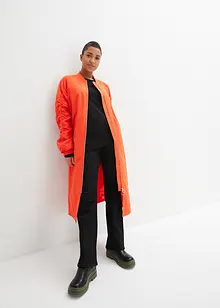 Cappotto blouson con colletto in maglia, bonprix