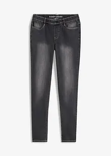 Jeggings skinny con cinta comoda, vita media, bonprix