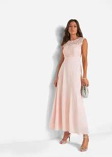 Abito da sera lungo con pizzo, bonprix