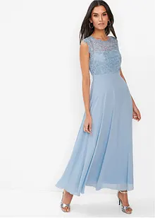 Abito da sera lungo con pizzo, bonprix
