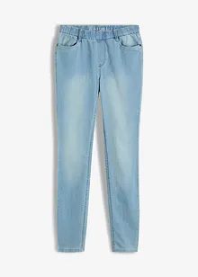 Jeggings skinny con cinta comoda, vita media, bonprix
