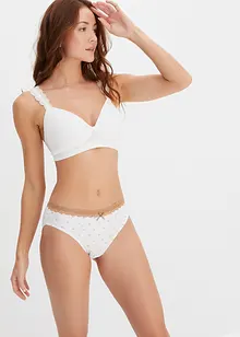 Slip alto con cotone biologico (pacco da 4), bonprix