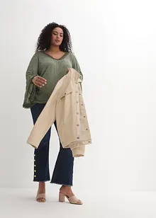 Maglia lunga con pizzo, bonprix