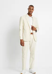 Completo giacca e pantaloni in misto lino, regular fit, bonprix