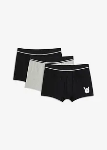 Boxer aderenti con cotone biologico (pacco da 3), bonprix