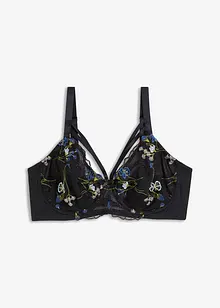 Reggiseno minimizer con ferretto e ricami, bonprix