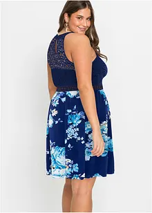 Abito di jersey con pizzo, bonprix
