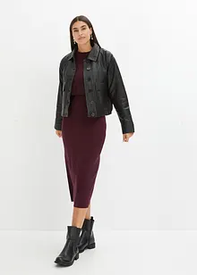 Abito in maglia e maglione abbinato (set 2 pezzi), bonprix