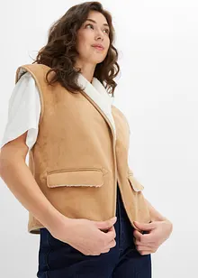 Gilet in montone sintetico, bonprix