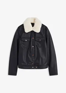 Giacca bomber in similpelle, bonprix