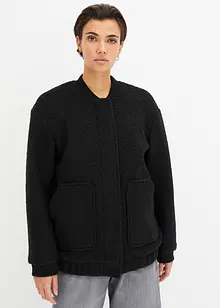 Bomber in simil lana, bonprix