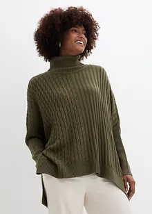Maglione oversize stile poncho, bonprix