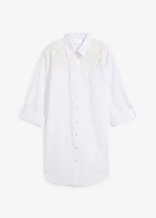 Camicia con inserto in pizzo, bonprix