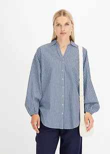 Camicia lunga oversize in puro cotone, bonprix