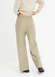 Pantaloni a palazzo in simil lana, bonprix