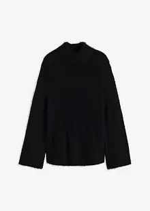 Maglione in filato piumato morbido, bonprix