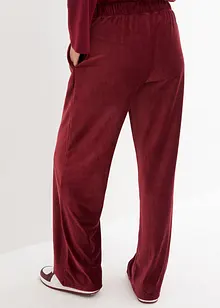 Pantaloni di velluto con cinta elastica, bonprix