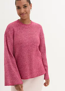 Maglione boxy a coste, bonprix