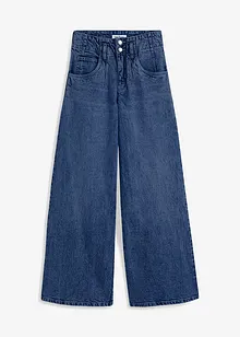 Jeans wide leg, a vita alta, bonprix