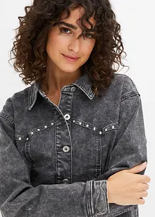 Giacca di jeans con borchiette, bonprix