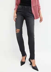 Jeans super skinny, a vita bassa, bonprix