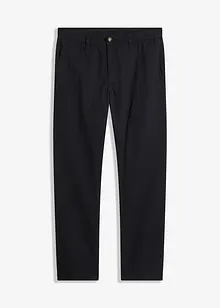 Pantaloni chino elasticizzati con cotone biologico loose fit, straight, bonprix
