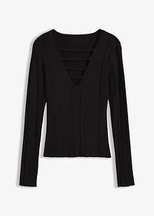 Maglione con cut-out, bonprix