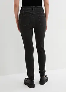 Jeans modellanti skinny, a vita media, bonprix