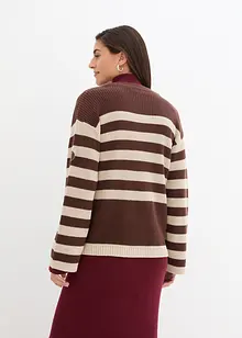 Cardigan a righe in cotone, bonprix