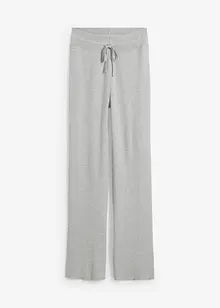 Pantaloni in maglia con cinta elastica e laccetto da annodare, bonprix