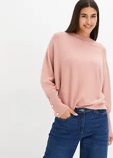 Maglione con bottoni gioiello, bonprix