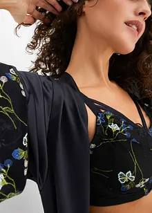 Reggiseno minimizer con ferretto e ricami, bonprix