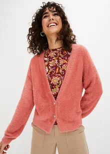 Cardigan morbido con bottoni decorativi, bonprix